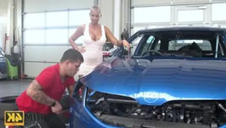It's Mechanic's Great Honor To Have Rear Licked By MILF