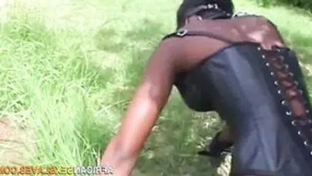 How To Do Outdoor BONDAGE To Your Ebony Whore Inside An Outdoors Park