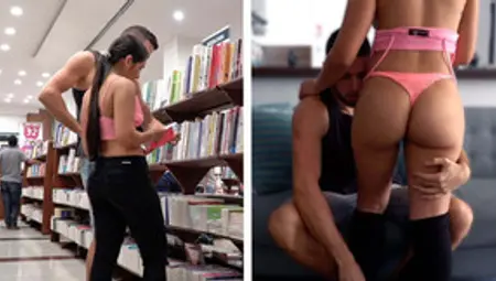 Sexy Colombian Teen At The Library Gets Fucked Hard