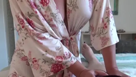 POV Buxom Mommy Sits Her Hairy Muff On The Stepson's Dick
