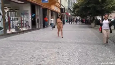 Sexy Latin Milf In The Spanin Street Naked In Public