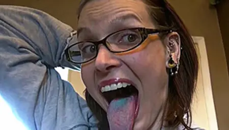 Megan Majors's Long Tongue - Fetish