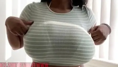 Hot Gigantic Titted Gigantic Areolas (Titty Fucking)