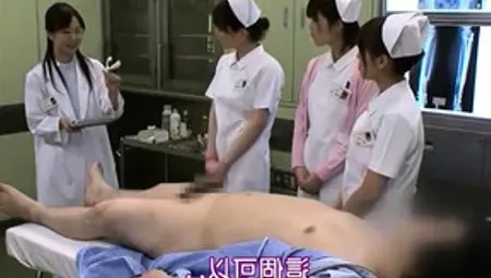 Naughty Japanese Nurses Satisfy Their Wild Desire For Cock
