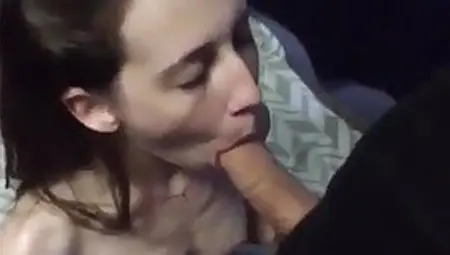 Shy Girl Sucking Her Bf&#039;s Cock At Home