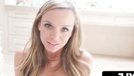 Blonde Stepmom Surprises Her Stepson With Sexy Lingerie While Her Husband Is Out Of The Town