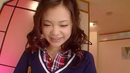 Kana Tsuruta Enjoying Rough Fucking In Her School Uniform