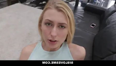 Bored Little Step Sister Caught Masturbating - Alexa Grace