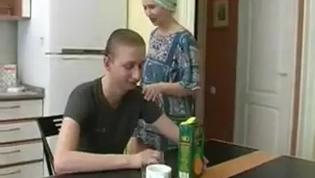 Russian Mother Fucked By Step Son