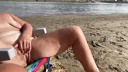 Masturbating On The Beach