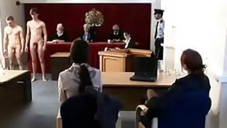 Strapon Fucked In The Courtroom