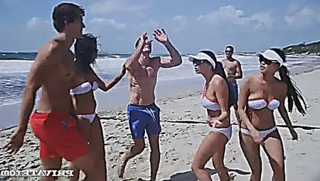 Henessy In Beach Volley Sluts In Ibiza