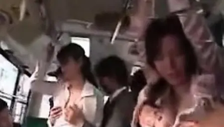 Asian Wifes Groped To Orgasm On Bus 1- More On HDMilfCam.com