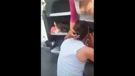 Bulgarian Truck Driver Licks Romanian Chick