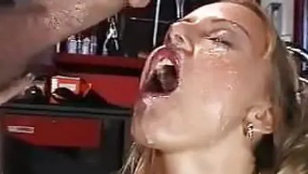 She Gets Drenched With A Huge Load Of Cum&#039;