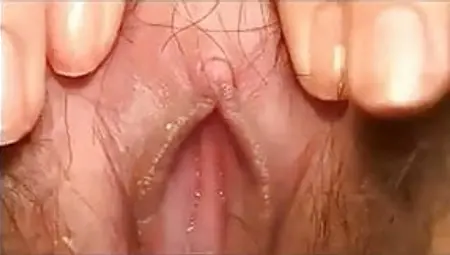 Close Up On Juicy Wet Hairy Pussy BVR