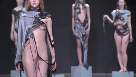 Fashionshow Full Naked Show Jef Montes In Fashionweek MB Amsterdam