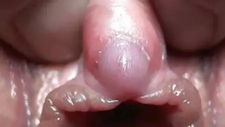 Close Up Clit Milky Squirt