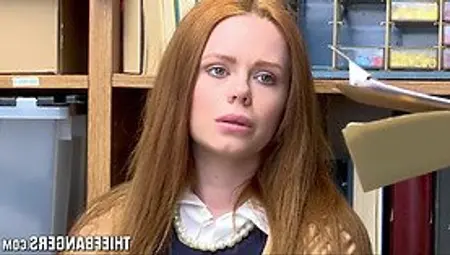 British Redhead Teen Thief Ella Hughes Caught & Punished