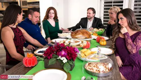 Sharing Big Thanksgiving Dinner & Dick Ft. Cassidy Klein