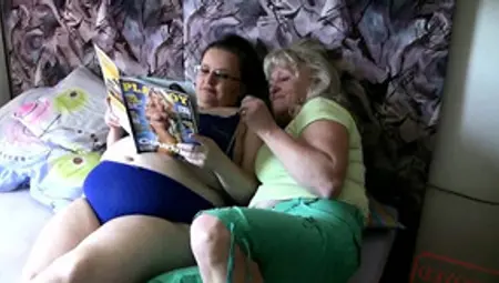 Granny Seduces A Fat Chick