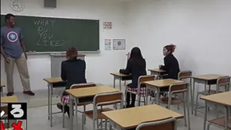 3 Japanese Schoolgirls Vs Bbc