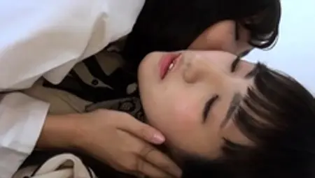 Japanese Teen Lesbians In Hot Action