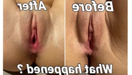What’s Happen When A Big Dick Meets An Extrem Tight Pussy ? BEFORE & AFTER