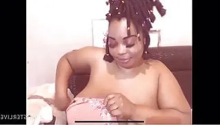 Giant Ebony Tits Being Sucked