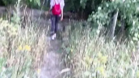 A Refugee-gal Was Caught And Screwed For Illegal Outdoor Pissing! (Part 1)