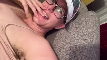 Wanna Fuck A Fold? Granny BBW&#039;s Toes, Oiled Up Thighs, Soft Fat Belly And Hairy Sweet Forearms