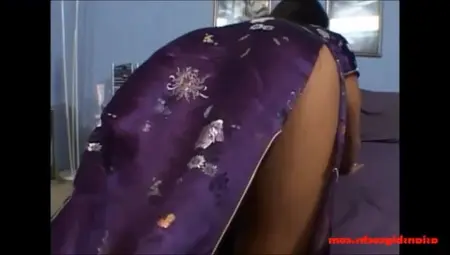 Big Huge White Monster Cock Breaking Open Asian Maid Pussy