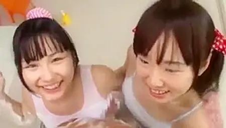 Japanese Girls Have Fun With Soap