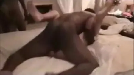 Black  Asshole Pays For Homeless Womans Motel Room Then Makes Her Fuck His Friends