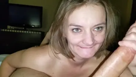 She Gave Me The Amazing Deep Blowjob Of My Life, Then Swallowed My Cum Juice!!