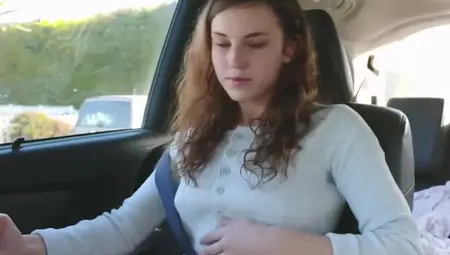 Family Massage - Adorable Teenie Blows Her Stepdad For A Vehicle