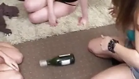 Amber, Bex &amp; Maisie Play Strip Spin-the-Bottle