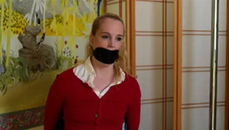 Blonde Fetish Gagged And Fucked