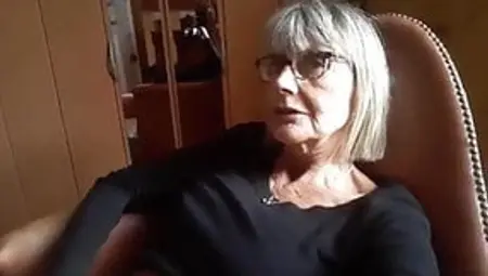 French Granny Masturbating