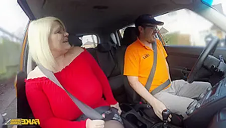 Lacey Starr Is A Big Titted, Blonde Mature Who Likes To Fuck Men, Even In The Car