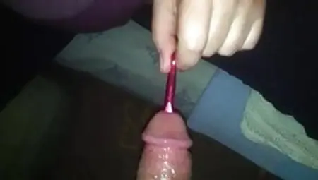 Filling Urethra  Cock