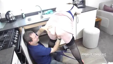 The Plumber Gets This Matures Big Tits Out