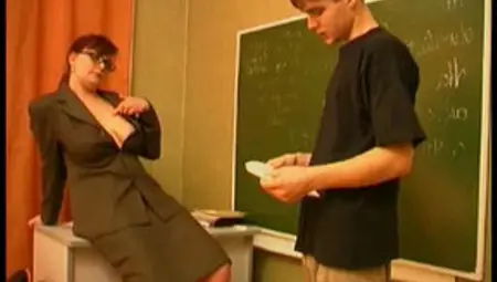 Mature Teacher Is Seducing Her Student