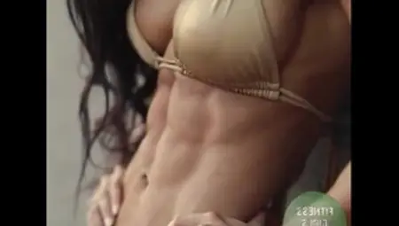Perfect Muscle Girl Tina Nguyen Showing Her Rock Hard Body