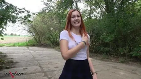 Redhead Teen Girl Was Picked Up From The Streets For A Vigorous Pussy Banging