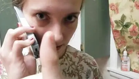 Fucking Step sister While On The Phone With Mom