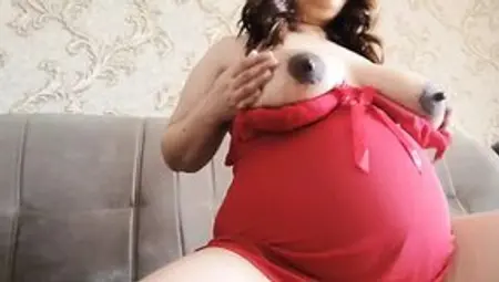 Chinese Pregnant Ex-wife Masturbates