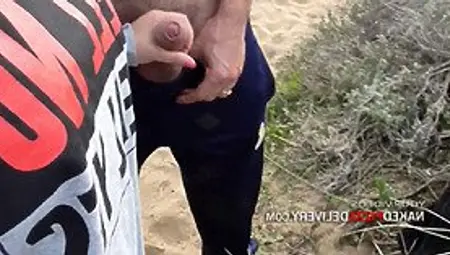 Masturbating A Stranger On The Beach
