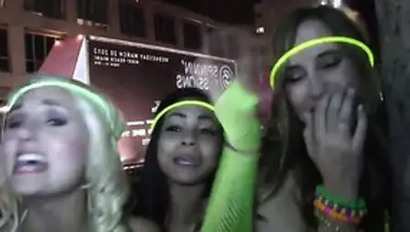 BFFs - Babes Getting Freaky At Ultra Music Festival!