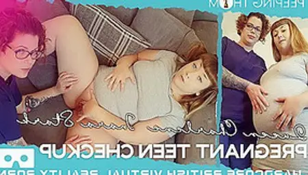 Inara Stark And Queen Charlene In Pregnant Teen Checkup - Amateur Lesbian 3d Porn Preggo Fetish